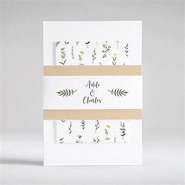 Faire-part mariage joie et couleurs