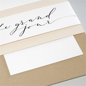 Faire-part mariage un grand jour - Détail du faire-part