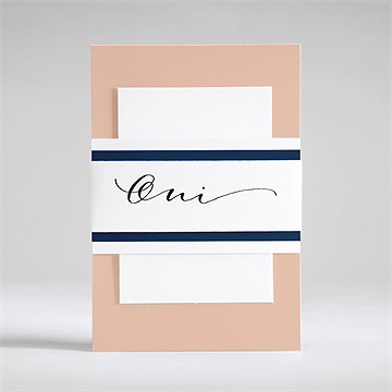 Faire-part mariage follement oui