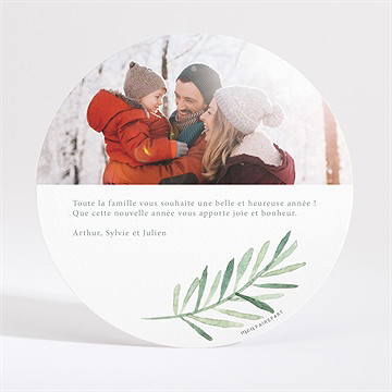 Carte de voeux on vous la souhaite belle - Dos de la carte