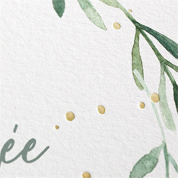 Carte de voeux on vous la souhaite belle - Détail de la carte