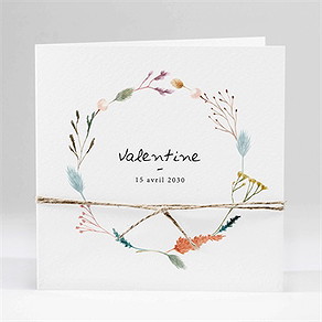 Faire-part naissance poésie