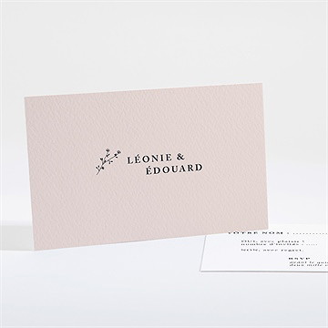 Carton réponse mariage delicatesse