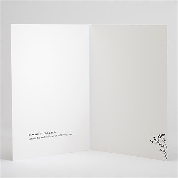 Livret de messe mariage delicatesse - Intérieur du livret