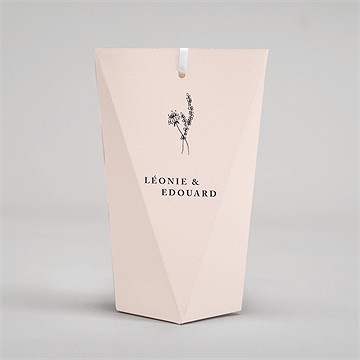 Boîte surprise mariage delicatesse - Dos de la boîte