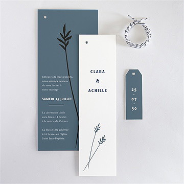 Faire-part mariage esquisse - Vue d'ensemble