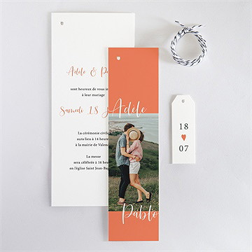 Faire-part mariage assemblage - Vue d'ensemble