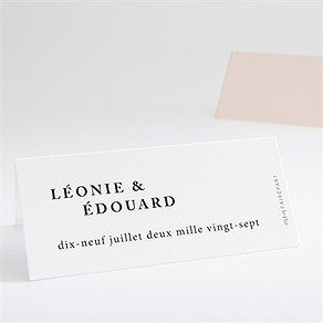 Marque-place mariage delicatesse