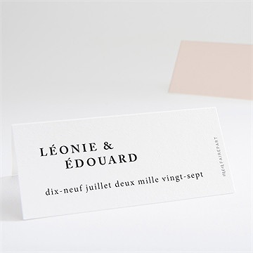 Marque-place mariage delicatesse