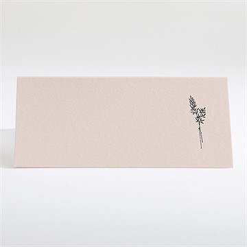 Marque-place mariage delicatesse - Dos du marque-place