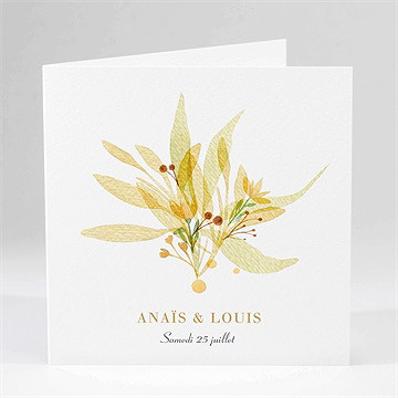 Faire-part mariage nature et lumière