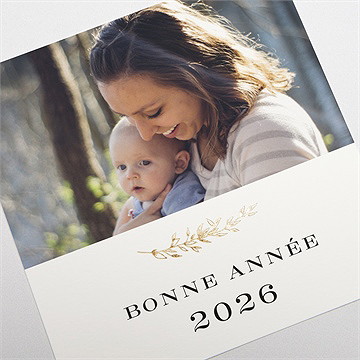 Carte de voeux pleins de bonheur - Détail de la carte