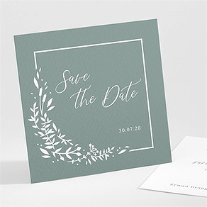 Save the Date mariage elégante poésie