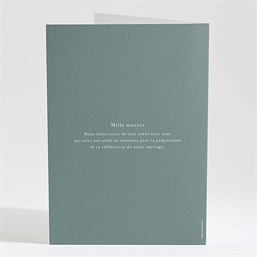 Livret de messe mariage elégante poésie - Dos du livret