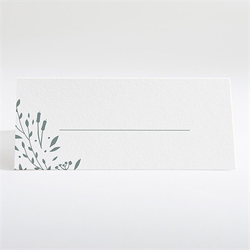 Marque-place mariage elégante poésie - Dos du marque-place