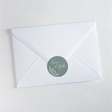 Sticker mariage elégante poésie - Mise en situation