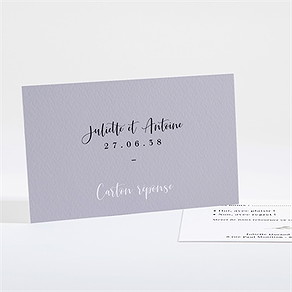 Carton réponse mariage notre bouquet