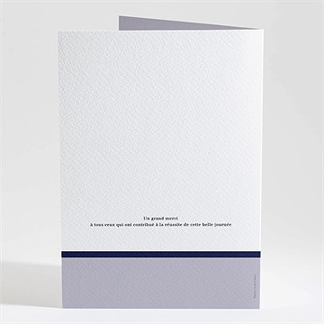 Livret de messe mariage notre bouquet - Dos du livret