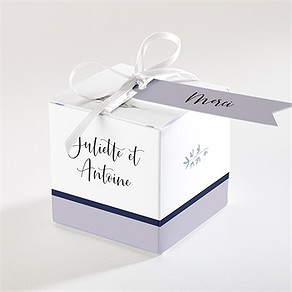 Boîte de dragées mariage notre bouquet