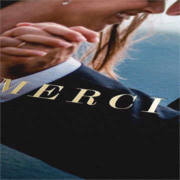 Remerciement mariage notre bouquet - Détail de la carte