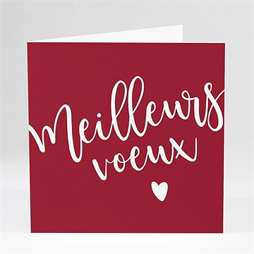 Carte de voeux meilleurs voeux