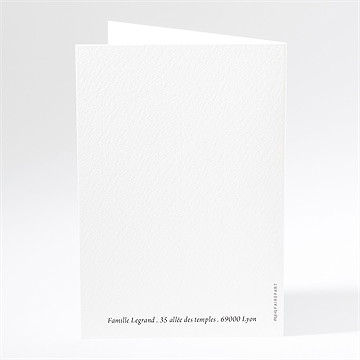 Carte de voeux envoi de tendresse - Dos de la carte