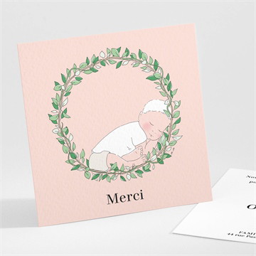 Remerciement naissance douceur et rêves