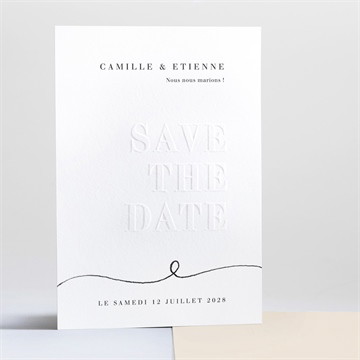 Save the Date mariage un grand jour