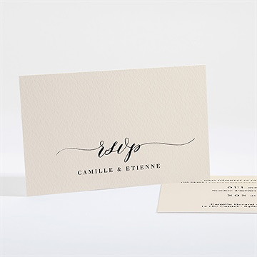 Carton réponse mariage un grand jour