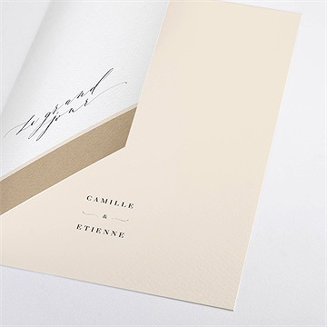 Livret de messe mariage un grand jour - Détail du livret