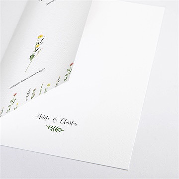 Livret de messe mariage joie et couleurs - Détail du livret