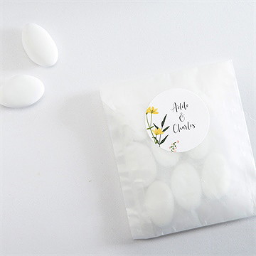 Sticker mariage joie et couleurs - Mise en situation