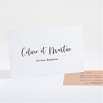 Carton réponse mariage follement oui