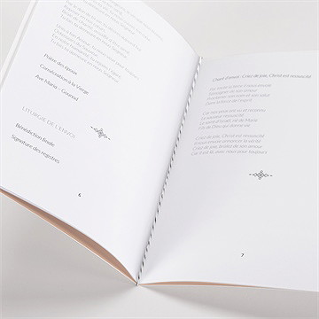 Livret de messe mariage follement oui - Mise en situation