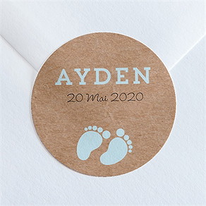 Sticker naissance cocotte en folie !