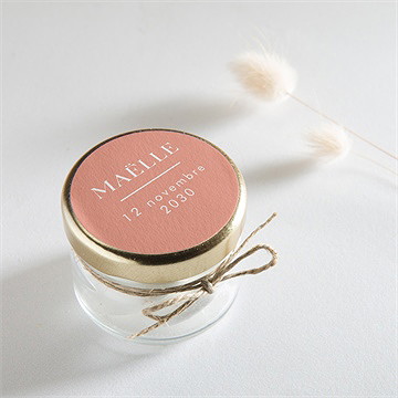 Sticker naissance simple incrustation - Mise en situation