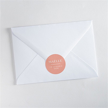 Sticker naissance simple incrustation - Mise en situation