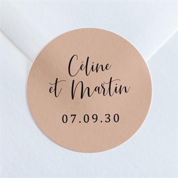 Sticker mariage follement oui