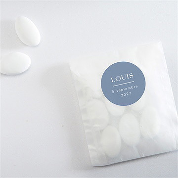 Sticker naissance moderne et tendance - Mise en situation