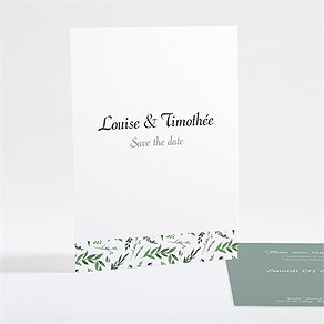 Save the Date mariage evidence