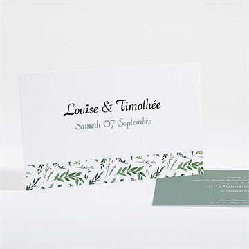 Carton d'invitation mariage evidence