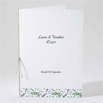 Livret de messe mariage evidence