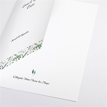 Livret de messe mariage evidence - Détail du livret