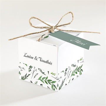 Boîte de dragées mariage evidence