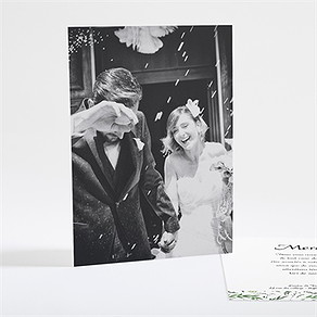 Remerciement mariage evidence