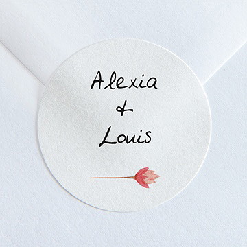 Sticker mariage folie printanière