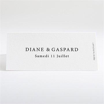 Marque-place mariage evidemment - Dos du marque-place