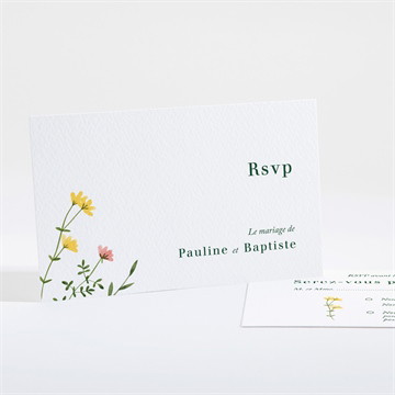 Carton réponse mariage encadrés