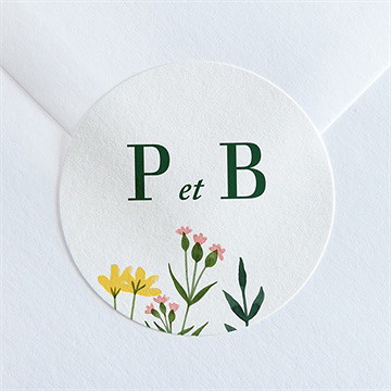 Sticker mariage encadrés