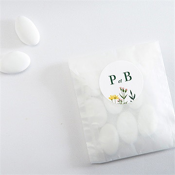 Sticker mariage encadrés - Mise en situation